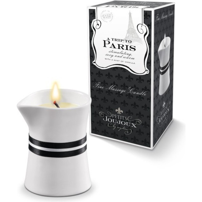 Массажная свеча MYSTIM Petits Joujoux Paris, ваниль и сандал, 120 г 46720